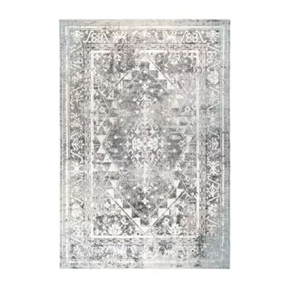 Nicole Miller Patio Sofia Ivy Border Loomed Rectangular Indoor Outdoor Area Rug