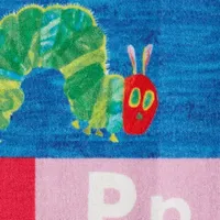 Eric Carle Elementary USA Map Print Loomed Rectangular Indoor Area Rug