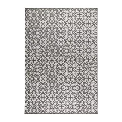 Nicole Miller Patio Country Danica Ikat Loomed Rectangular Indoor Outdoor Area Rug