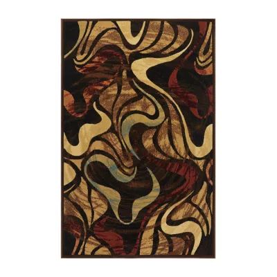 Home Dynamix Catalina Picasso Abstract Loomed Indoor Rectangular Area Rug