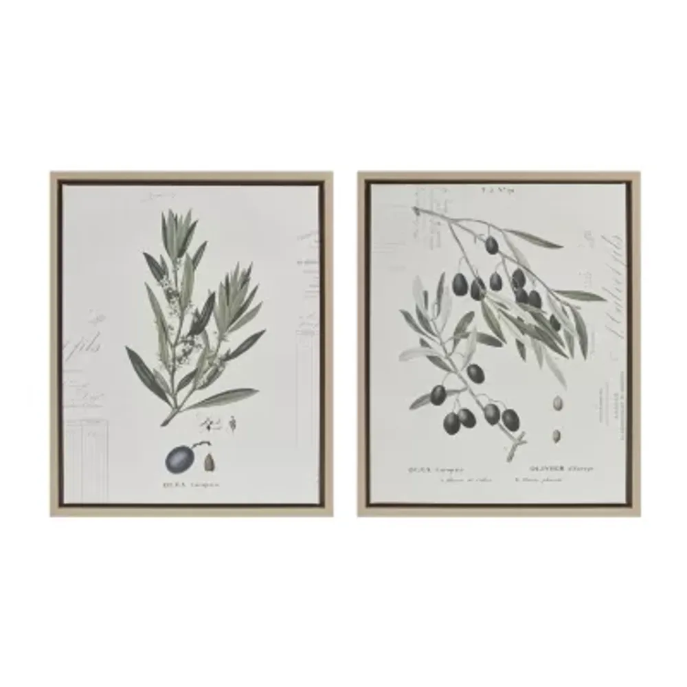 Madison Park Kalamata Branches Printed Graphic 2 Pc Set Canvas Art