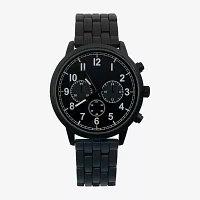 Geneva Geneva Mens Black Bracelet Watch Mac7120jc