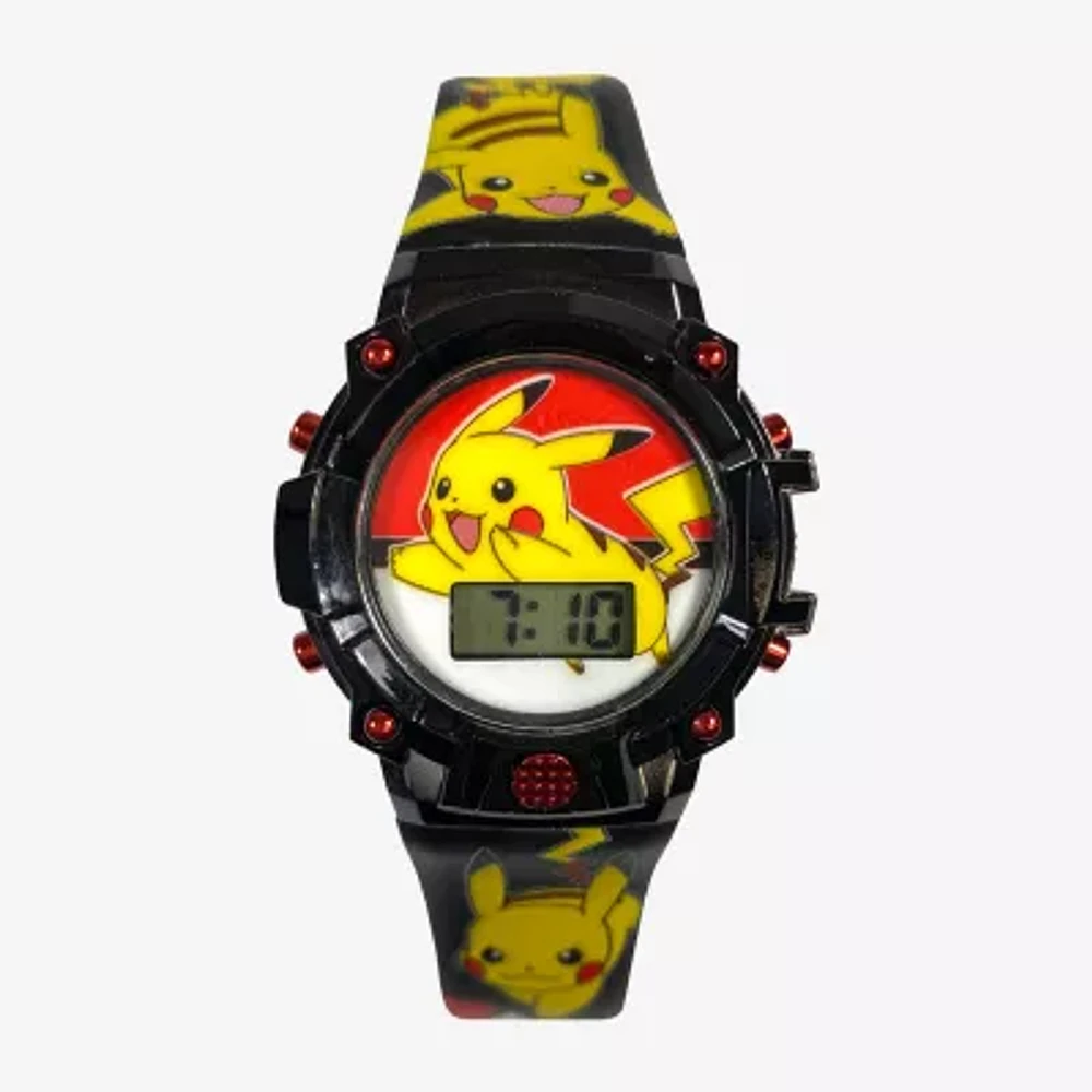 Pokeman Unisex Automatic Black Strap Watch Pok4323jc