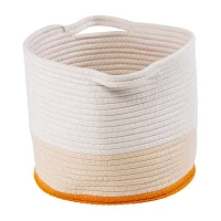 Honey-Can-Do And White Ombre Cotton Rope 2-pc. Round Basket