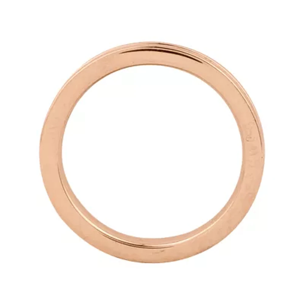 Personally Stackable 14K Rose Gold Over Sterling Silver Step-Down Ring