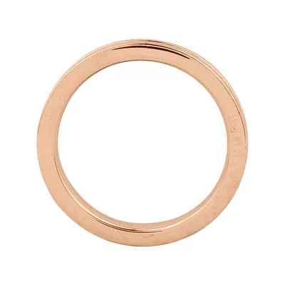 Personally Stackable 14K Rose Gold Over Sterling Silver Step-Down Ring