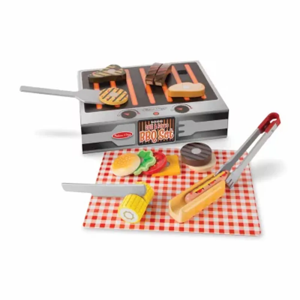 Melissa & Doug Grill & Serve Bbq Set Play Kitchen