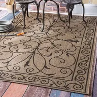 nuLoom Kathleen Outdoor Krem Rug