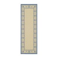 Safavieh Courtyard Collection Alden Oriental Indoor/Outdoor Runner Rug