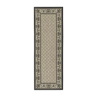 Safavieh Courtyard Collection Alden Oriental Indoor/Outdoor Runner Rug