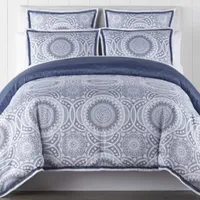 Liz Claiborne Marion 3-pc. Medallion Midweight Reversible Comforter Set