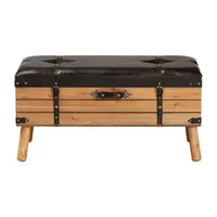 Amena Living Room Collection Upholstered Ottoman