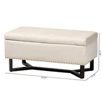 Ellery Living Room Collection Upholstered Ottoman