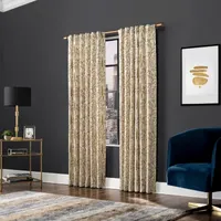 Scott Living Aubry 100% Blackout Back Tab Single Curtain Panel