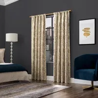 Scott Living Aubry 100% Blackout Back Tab Single Curtain Panel