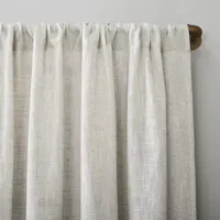Scott Living Wallis Sheer Rod Pocket Single Curtain Panel