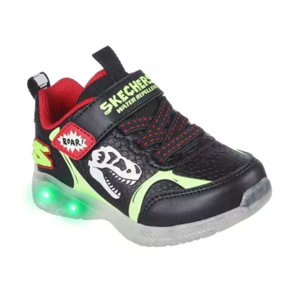 S Lights Brights Dino Glow Toddler Boys Sneakers | Green Mall