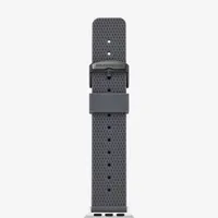 Skechers Apple Watch Compatible Unisex Adult Gray Watch Band Srs1001