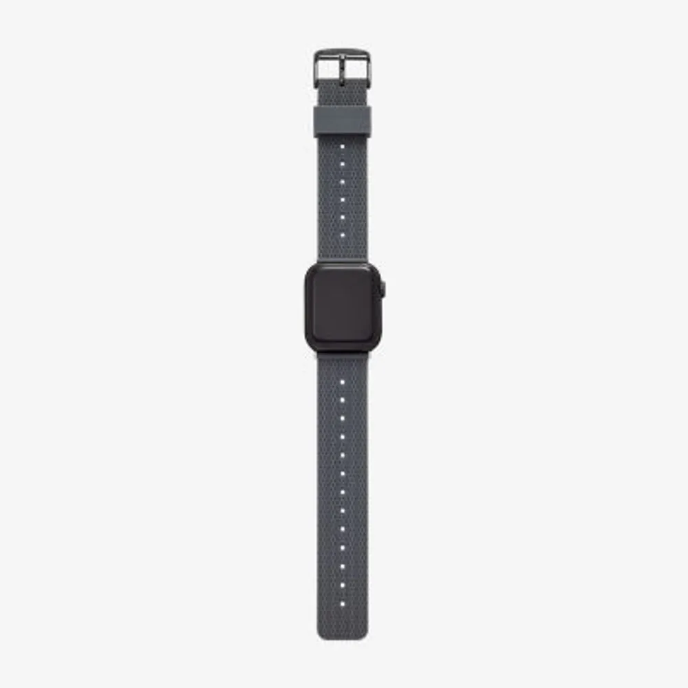 Skechers Apple Watch Compatible Unisex Adult Gray Watch Band Srs1001