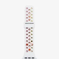 Skechers Apple Watch Compatible Unisex Adult White Watch Band Srs6001