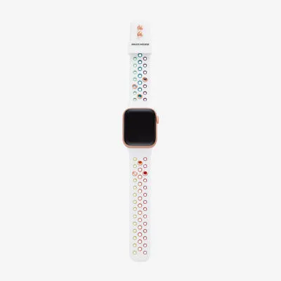 Skechers Apple Watch Compatible Unisex Adult White Watch Band Srs6001