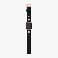 Skechers Apple Watch Compatible Unisex Adult Black Watch Bands Srs6003