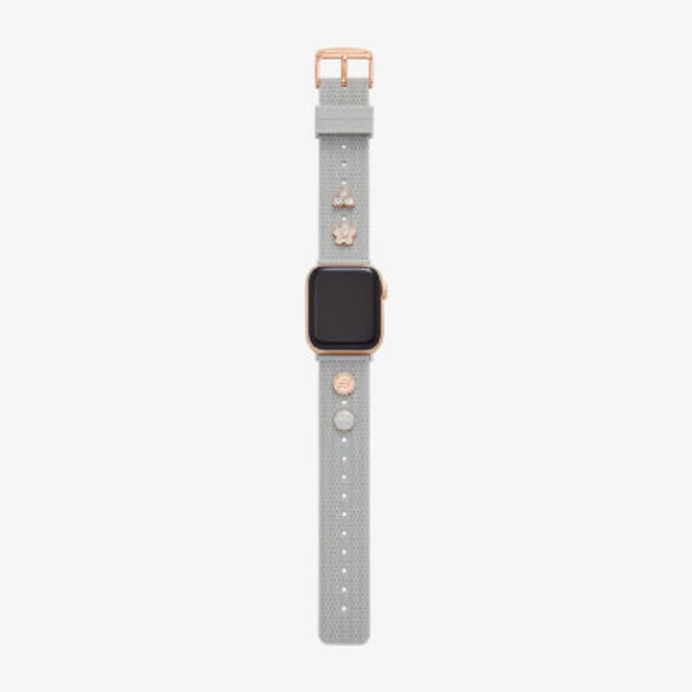 Skechers Apple Watch Compatible Unisex Adult Gray Watch Bands Srs6004