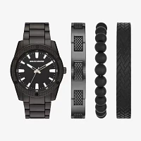 Skechers Mens Gray 2-pc. Watch Boxed Set Sr9078