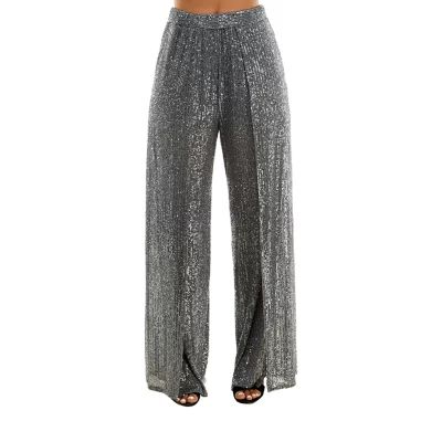 Premier Amour-Plus Womens Sequin Wide Leg Pull-On Pants | Dulles Town Center