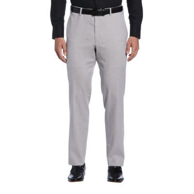 Cubavera Mens Classic Fit Flat Front Pant