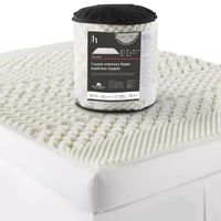 Home Expressions 7-Zone Memory Foam Mattress Topper