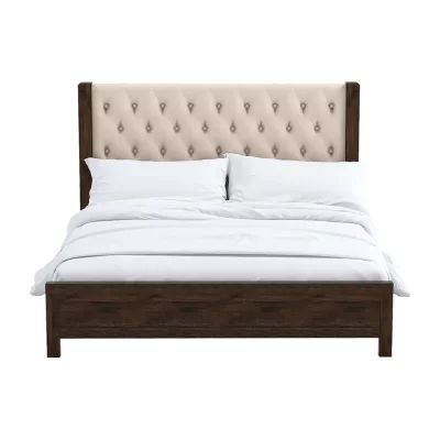 Skyhawk Upholstered Tufted Platform Bed