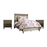 Cityview 3 Piece Upholstered Storage Bedroom Set