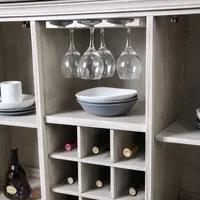 2 Door Server with Wine Racks