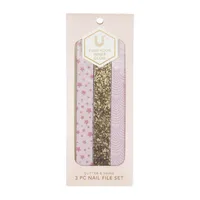 U Style Merry & Bright Nail File Set Of 3 Nail File