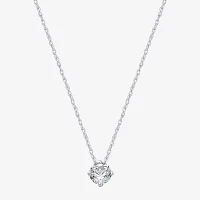 Ever Star (H-I / Si2-I1) Womens 1/4 CT. T.W. Lab Grown White Diamond 10K Gold Round Pendant Necklace