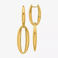 18K Gold 54mm Hoop Earrings