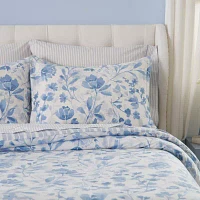 IZOD Felicity Floral Cotton Reversible Comforter Set