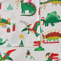 Linery Holiday Print Flannel Sheet Set