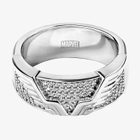 Marvel Fine Jewelry 1/5 CT. Natural White Diamond Sterling Silver Avengers Thor Band