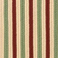 Colonial Mills Holiday Stripe Reversible Indoor Outdoor Rectangular Runner