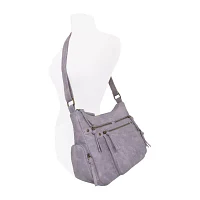 Bueno of California Top Zip Large Crossbody Bag