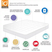 Intelligent Design Puff Overload Down Alternative Mattress Pad