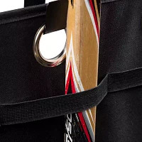 Honey-Can-Do Black Over-The-Door Sports Equipment Single Compartment Hanging Organizer