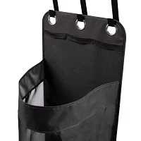 Honey-Can-Do Black Over-The-Door Sports Equipment Single Compartment Hanging Organizer