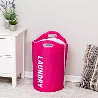 Honey-Can-Do With Handles Laundry Polyester Single Compartment Hamper