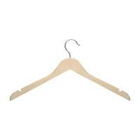 Honey-Can-Do Maple Finish Shirt 20-pc. Wood Hangers