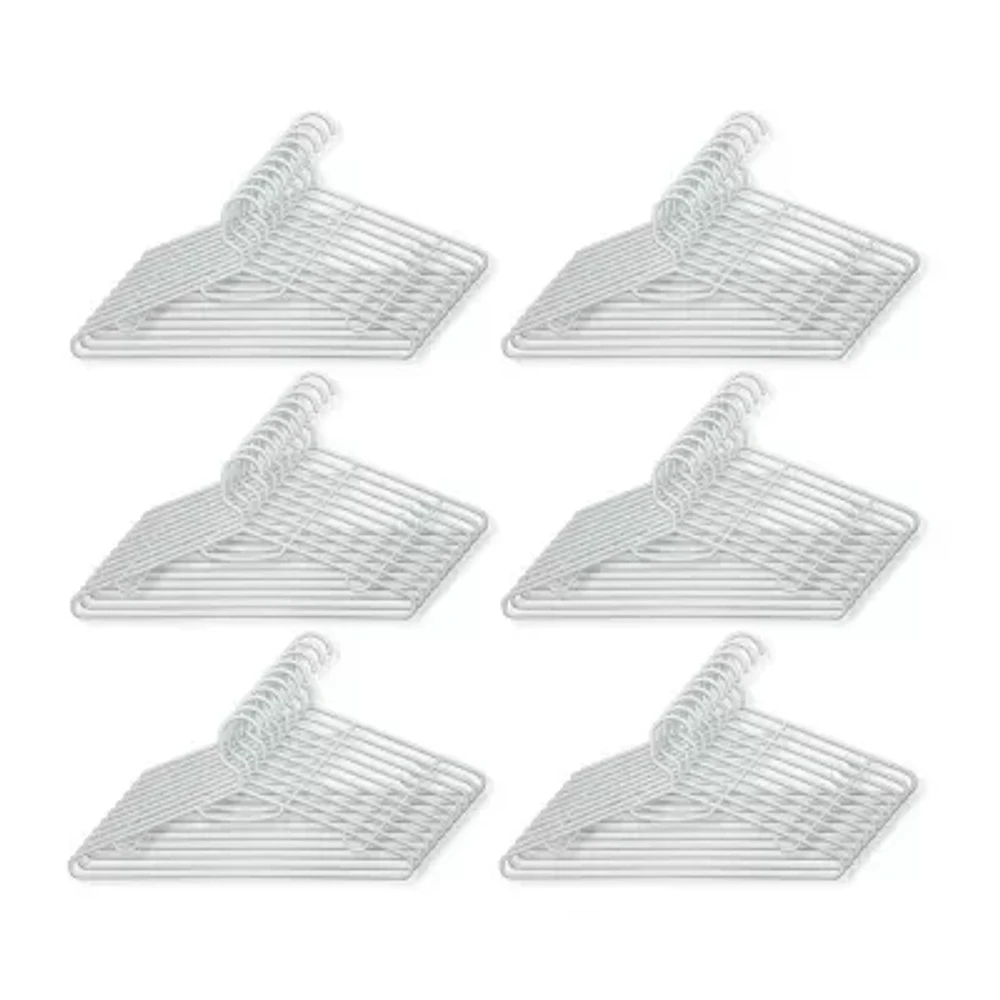 Honey-Can-Do White Recycled 60-pc. Plastic Hangers