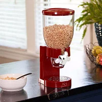 Honey-Can-Do 17.5oz Red Portion Control Dry Food Dispenser