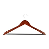 Honey-Can-Do Cherry Finish No-Slip Suit 24-pc. Wood Hangers